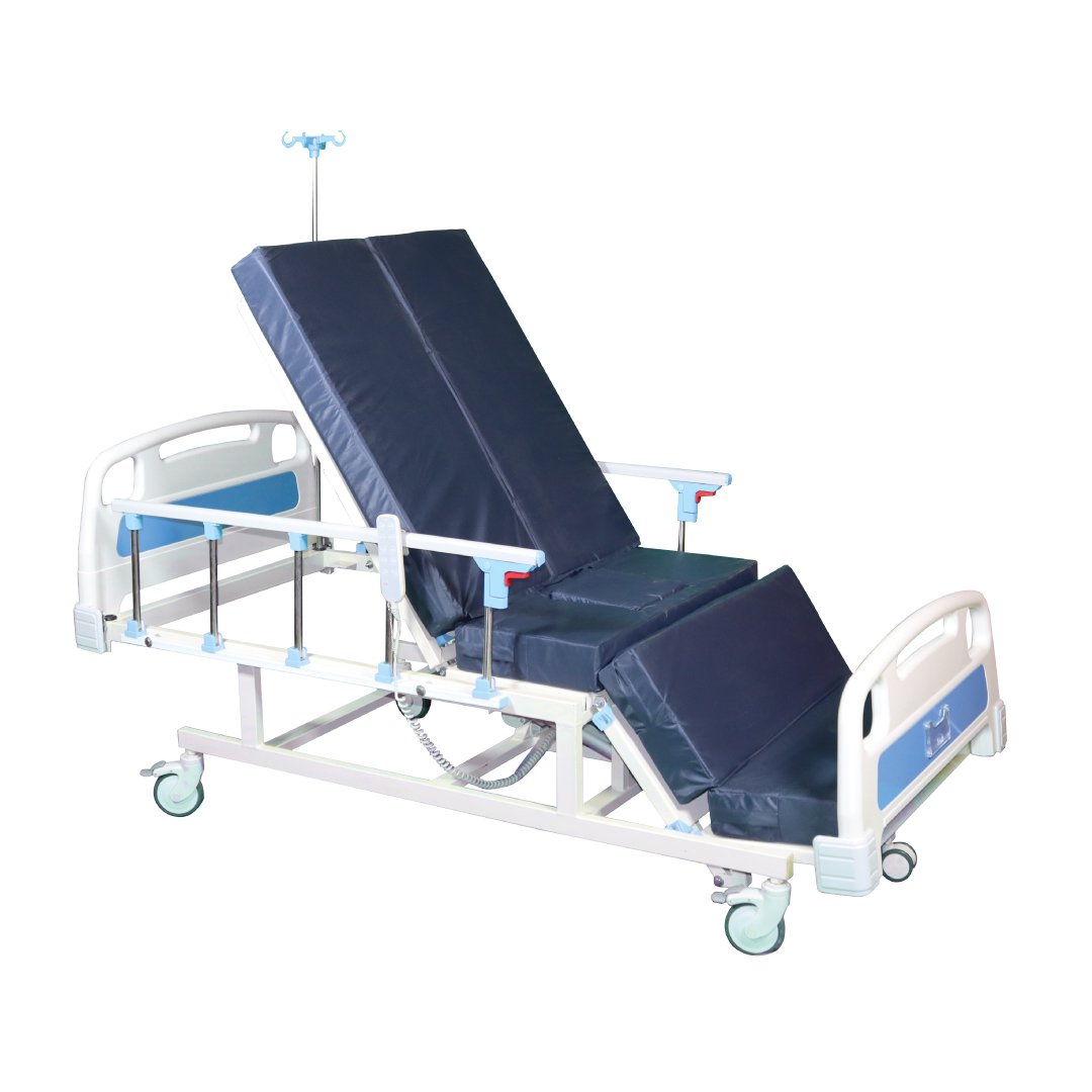 سرير طبي 5 حركة يتحول لكرسي بقاعدة مرحاض